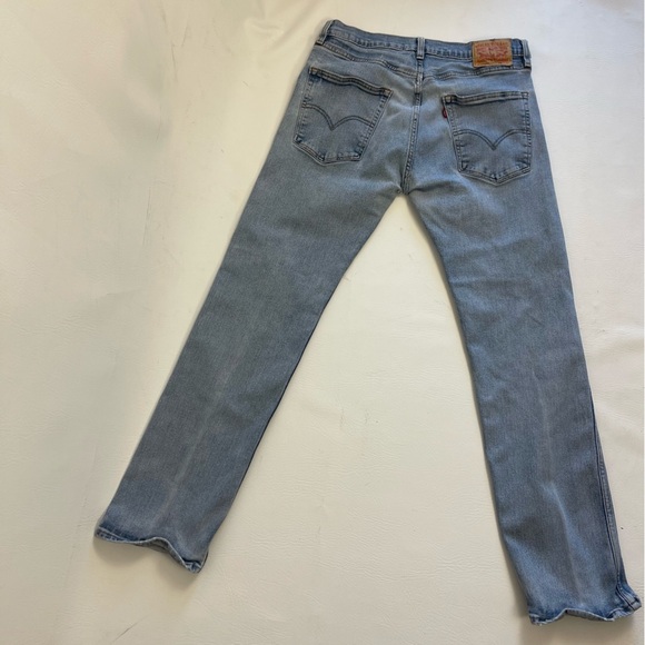 Levi's Men's Classic WorkWear Fit 505 Light Blue Straight Jeans. size 34x32 - Picture 10 of 13